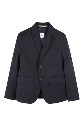 Wollen Jasje - Marineblauw - Boss