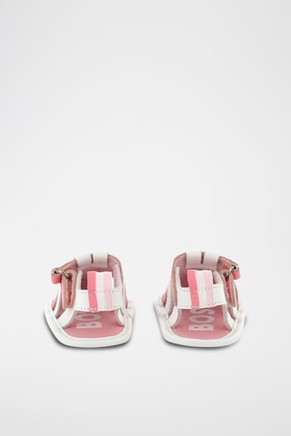 Lamsleren Sandalen - Wit en Roze - Boss
