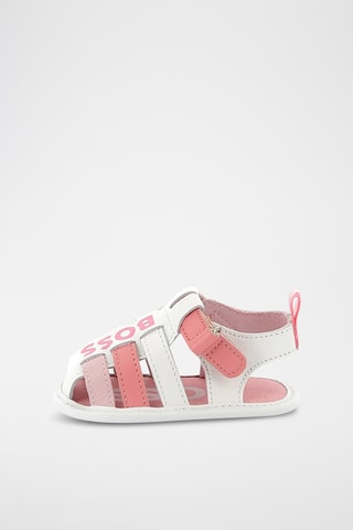 Lamsleren Sandalen - Wit en Roze - Boss