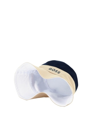 Dubbelzijdig Bobhoedje - Wit - Boss