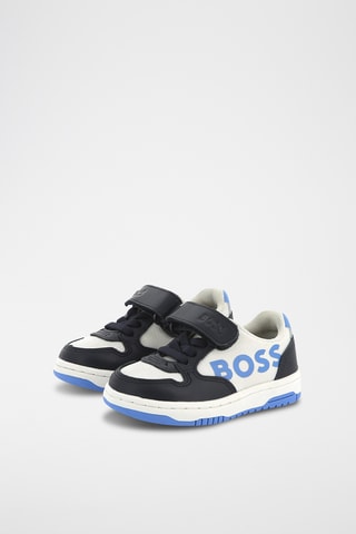 Leren Sneakers - Marineblauw - Boss