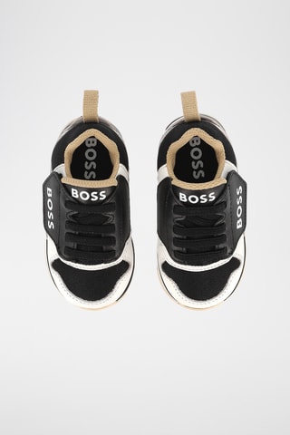 Leren Sneakers - Zwart - Boss