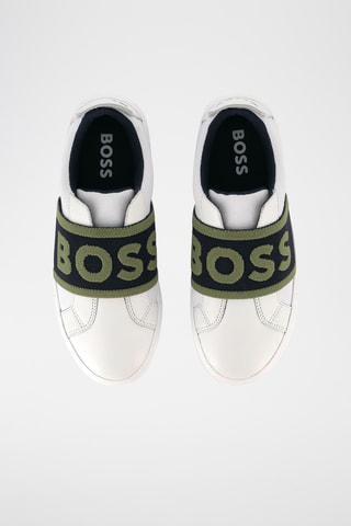 Leren Slip-ons - Wit - Boss