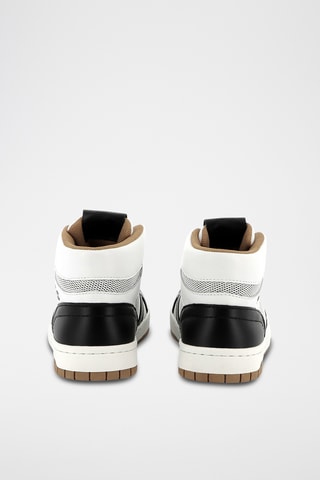 Hoge Leren Sneakers - Wit - Boss