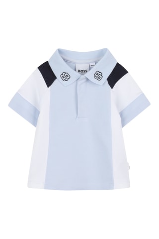 Biologisch Katoenen Polo en Short - Hemelsblauw en Marineblauw- Boss