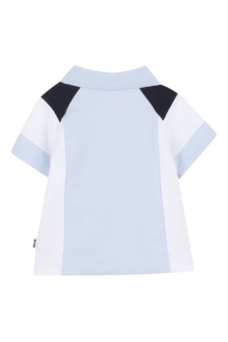 Biologisch Katoenen Polo en Short - Hemelsblauw en Marineblauw- Boss