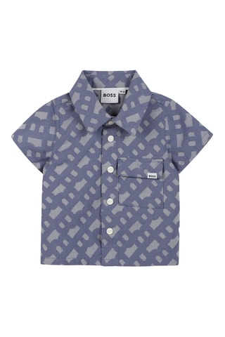 Overhemd en Short - Indigoblauw - Boss