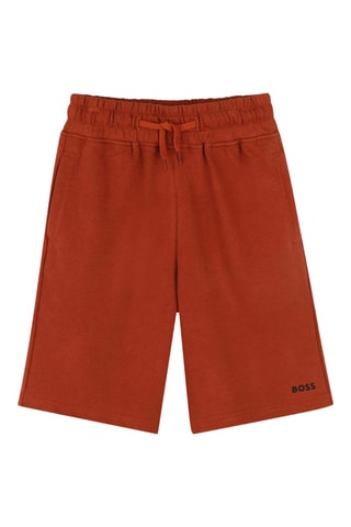 T-shirt en Short - Wit en Steenrood - Boss