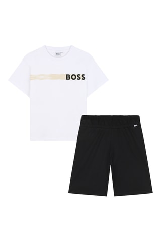 Pyjama - Wit en Zwart - Boss