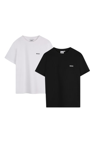 2 T-shirts - Zwart en Wit - Boss
