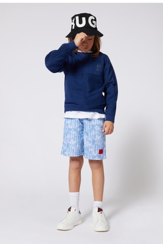 Dubbelzijdig Bobhoedje - Marineblauw - Hugo