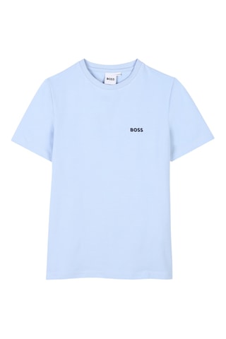 2 T-shirts - Hemelsblauw en Wit - Boss