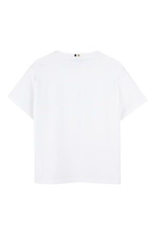 T-shirt en Bermuda - Wit en Marineblauw - Boss