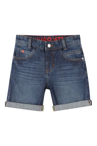 Spijkershort - Blauw - Hugo