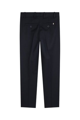 Wollen Broek - Marineblauw - Boss