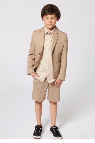 Linnen Bermuda - Beige - Boss