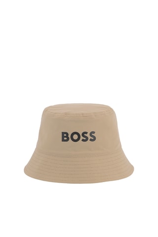 Dubbelzijdig Bobhoedje - Beige - Boss