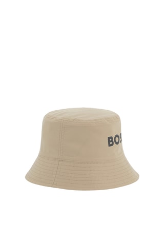 Dubbelzijdig Bobhoedje - Beige - Boss