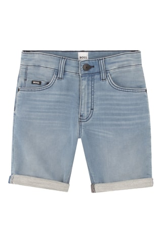 Spijkershort - Hemelsblauw - Boss