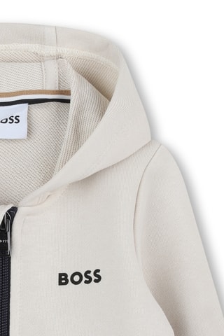 Sweater met Capuchon - Lichtbeige - Boss