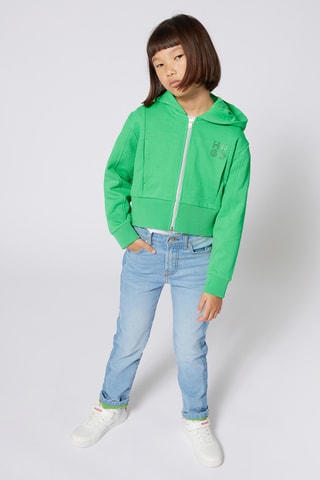 Sweater met Capuchon - Lichtgroen - Hugo