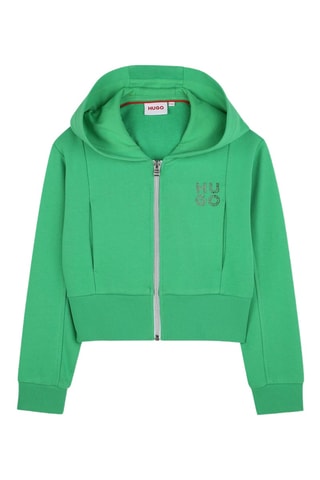 Sweater met Capuchon - Lichtgroen - Hugo