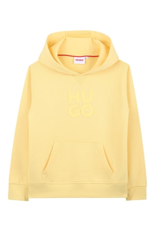 Sweater met Capuchon - Geel - Hugo