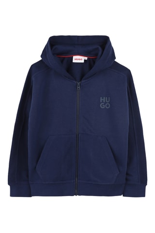 Sweater met Capuchon - Koningsblauw - Hugo