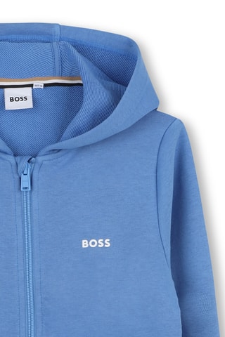 Sweater met Capuchon - Hemelsblauw - Boss