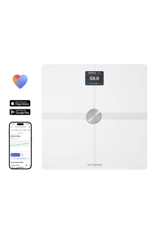 Balance connectée suivi masse corporelle - Body Smart - Blanc