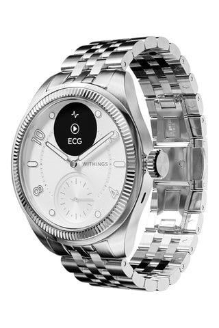 Montre connectée en acier - Argenté