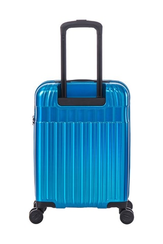 Mala de cabine New Shine - 54,5 cm - Cadeado TSA - Azul