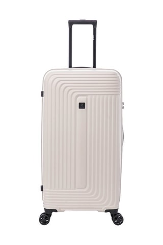 Mala grande volume Premium Trunk - 73,5 cm - Cadeado TSA - Bege