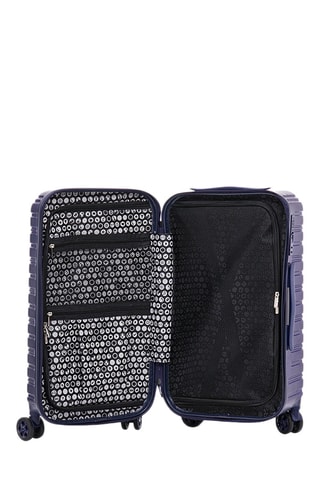 Mala grande volume Fusion - 71 cm - Cadeado TSA - Azul