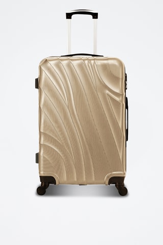 Mala grande volume Jungle - 71 cm - Dourado