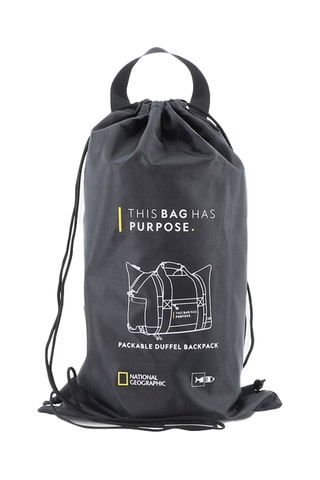 Saco de viagem dobrável Pathway  - Preto