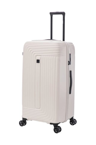 Mala de cabine Premium Trunk - 56 cm - Cadeado TSA - Bege