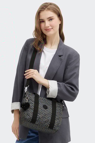 Mala Asseni Mini - Cinzento-escuro e preto