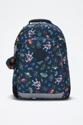 Sac à dos Class Room - Bleu pétrole et orange