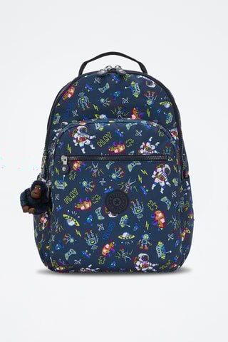 Mochila Seoul - Azul-petróleo e preto