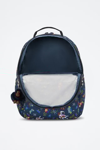 Mochila Seoul - Azul-petróleo e preto