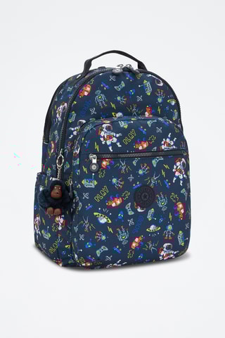 Mochila Seoul - Azul-petróleo e preto