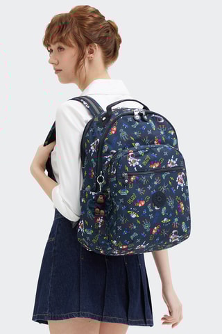 Mochila Seoul - Azul-petróleo e preto