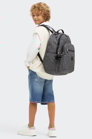 Mochila Seoul - Preto e laranja