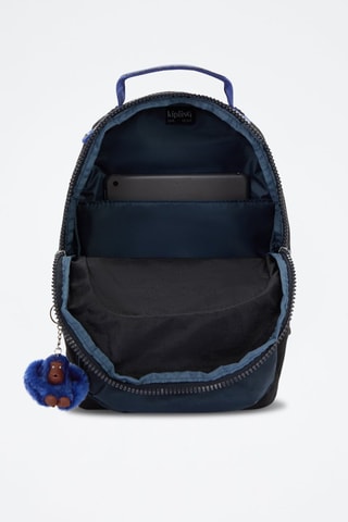 Mochila Seoul - Preto e azul-escuro