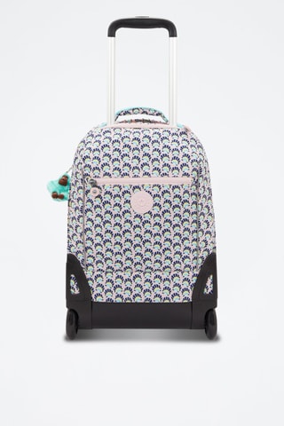 Sac à dos à roulettes Sari - Rose et bleu marine