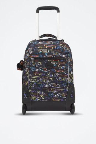 Sac à dos à roulettes Sari - Noir et bleu