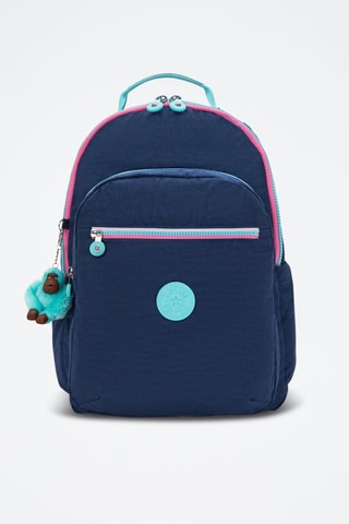 Mochila Seoul - Azul-marinho e rosa 