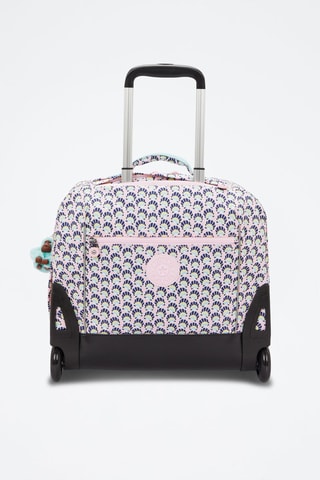 Sac à dos à roulettes Giorno - Rose et bleu marine