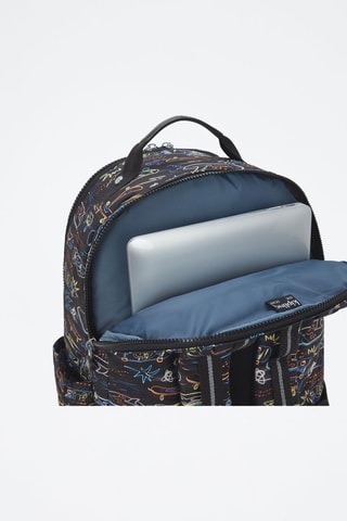 Mochila Seoul College - Preto e azul